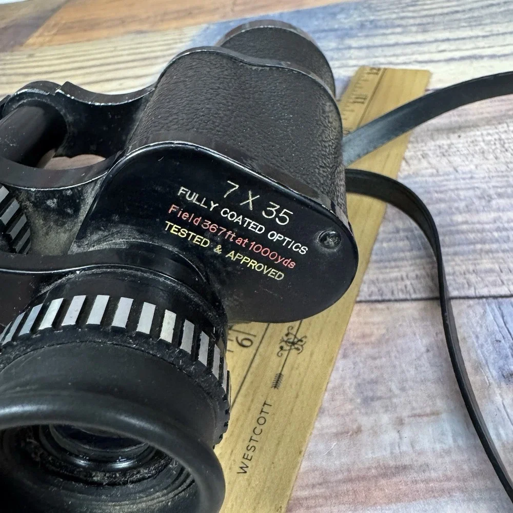 Vintage Empire Binoculars Model No 218 7x35 Lightweight w‎ Strap